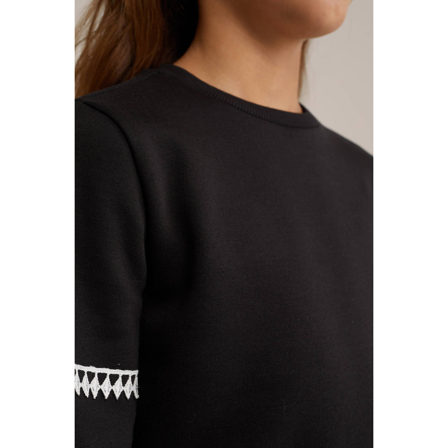 WE Fashion sweater zwart
