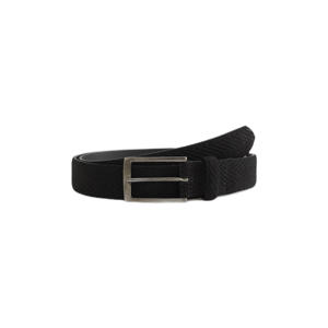 suede riem Braylan zwart