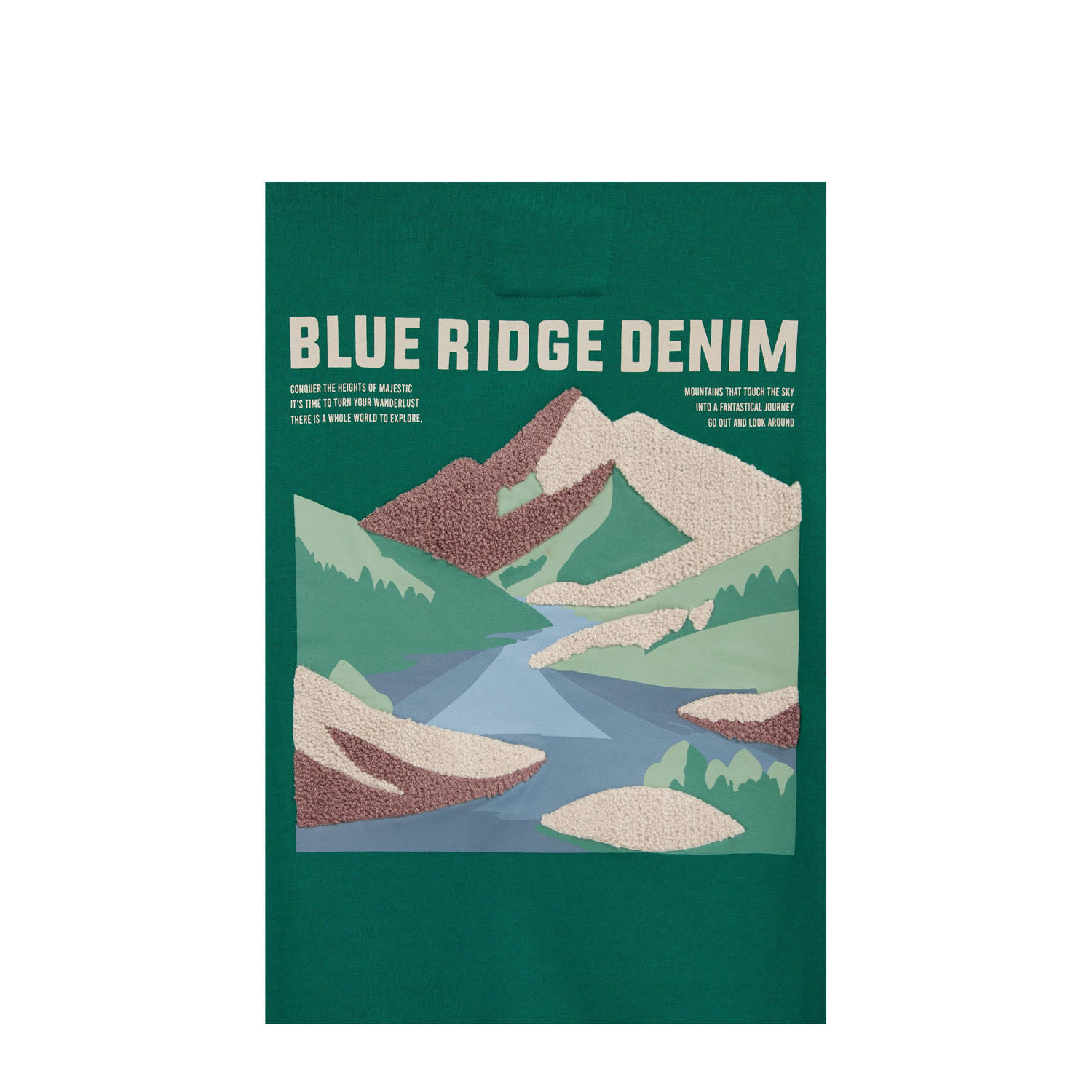 WE Fashion Blue Ridge sweater groen