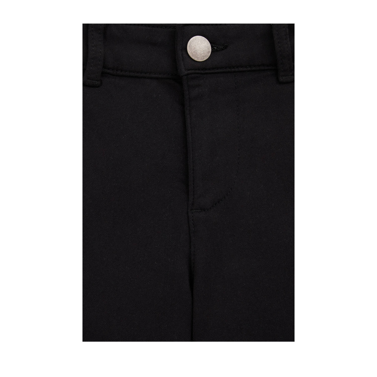 WE Fashion Blue Ridge slim fit broek zwart
