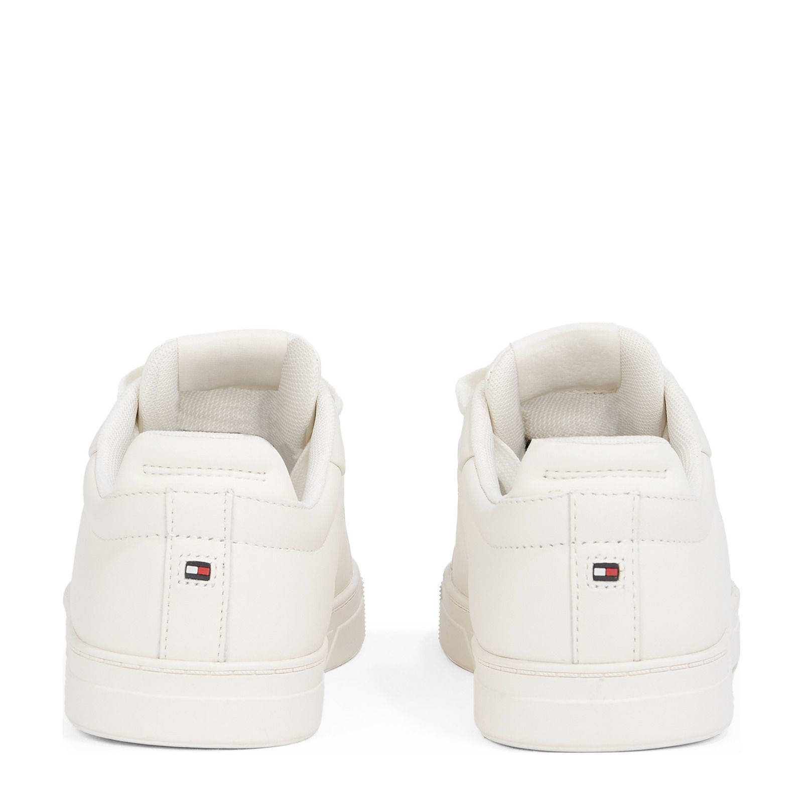 Tommy Hilfiger leren sneakers wit | wehkamp