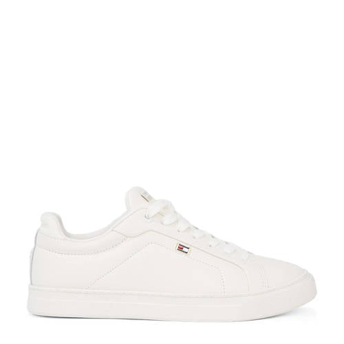 Tommy Hilfiger leren sneakers wit afbeelding