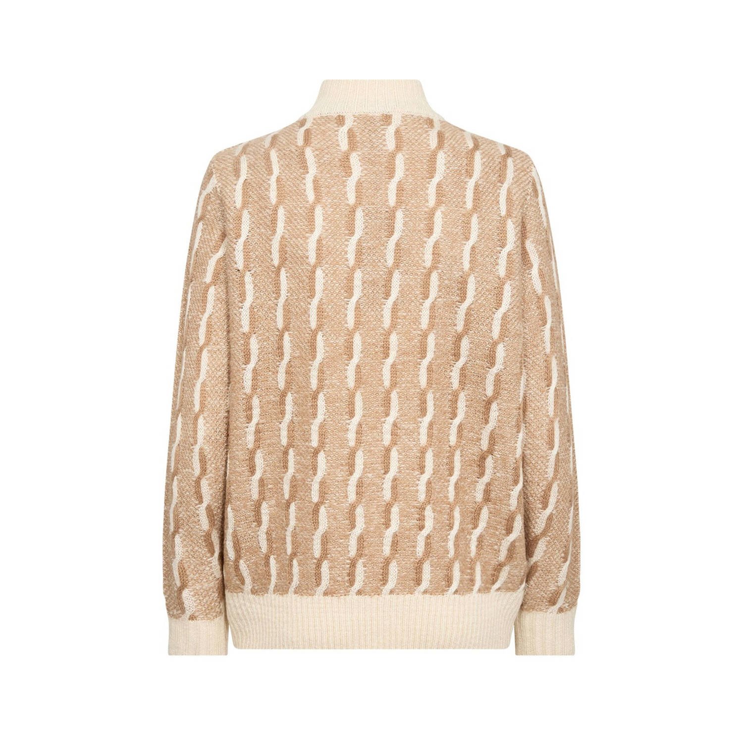 Soyaconcept gebreide coltrui INGUN beige