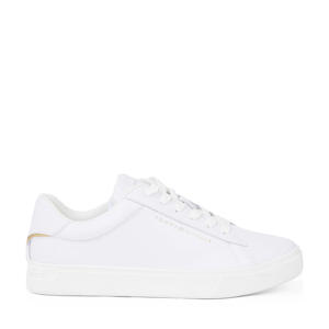   leren sneakers wit