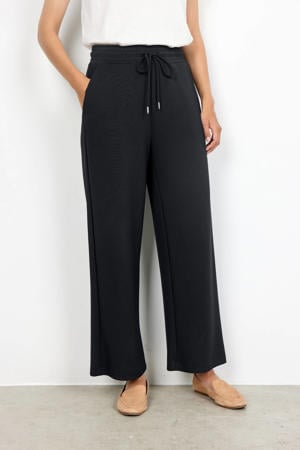 wide leg relaxed fit broek BANU zwart