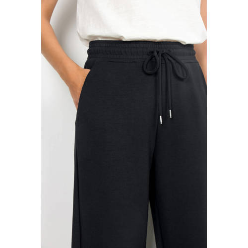 Soyaconcept wide leg relaxed fit broek BANU zwart afbeelding