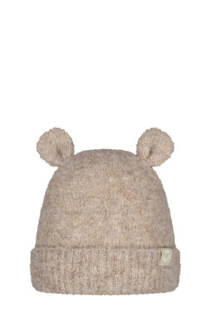 muts beige met oren