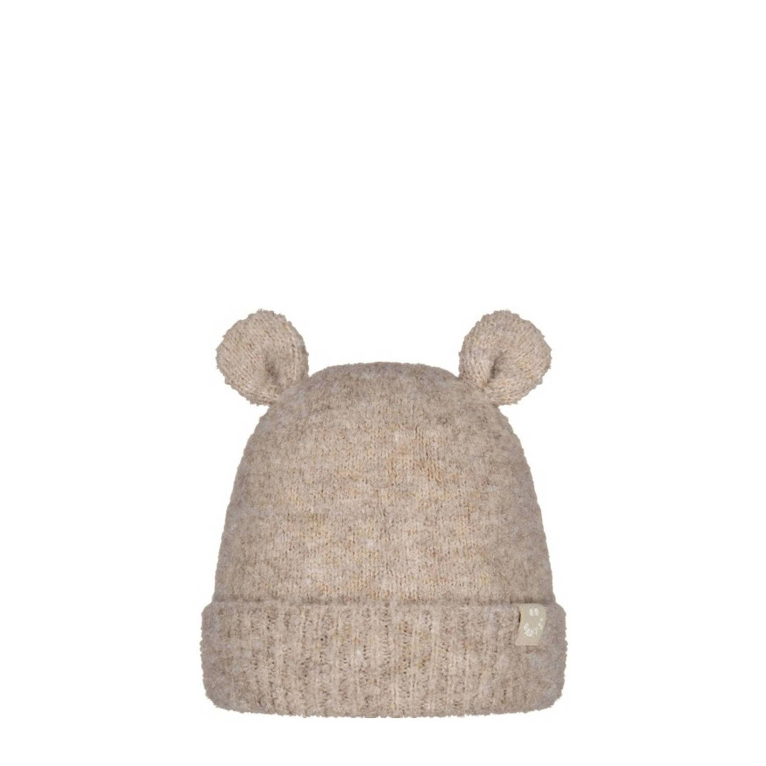 Barts muts beige met oren