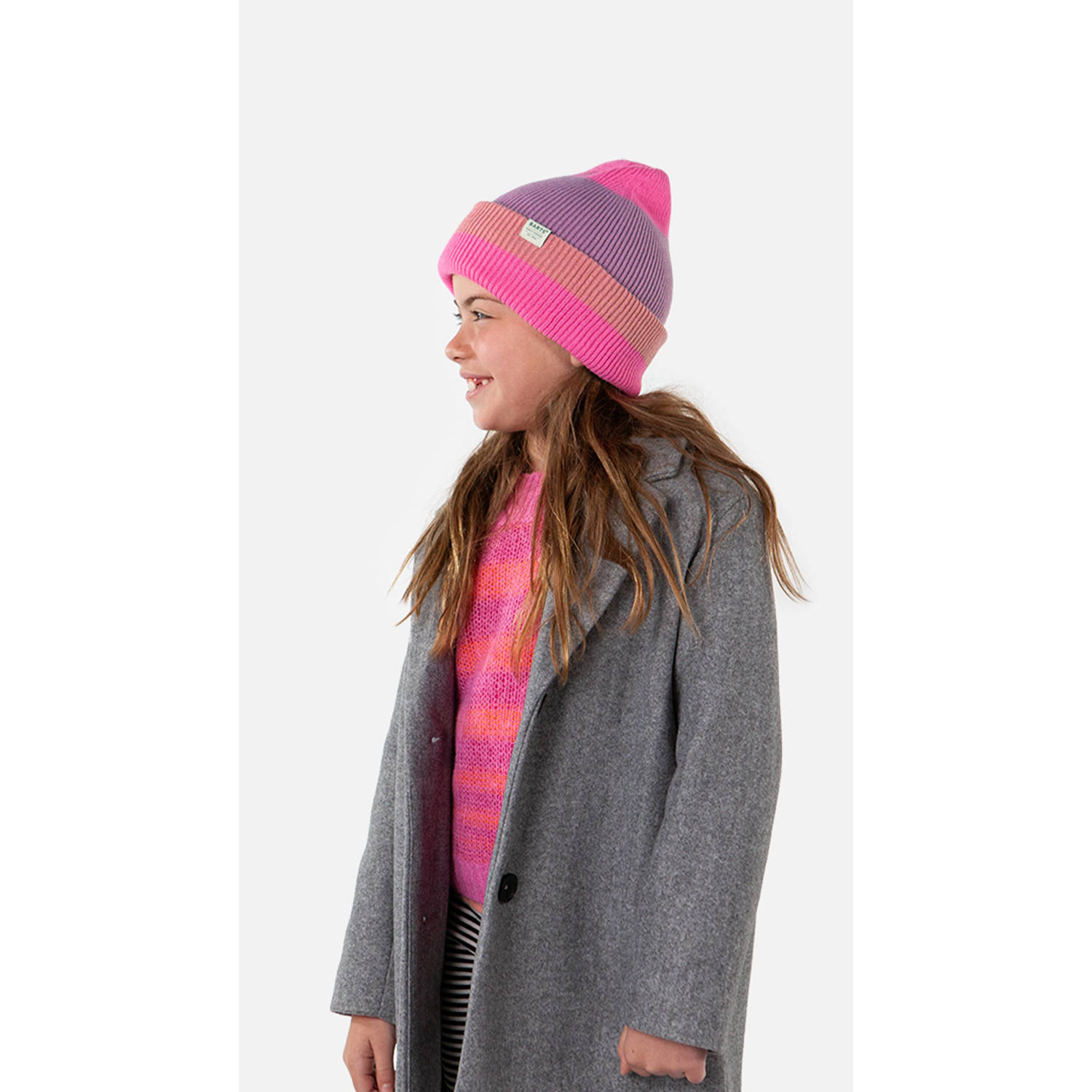 Barts muts roze lila