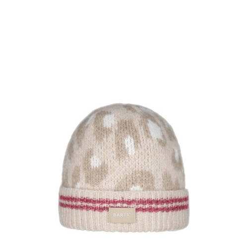 Barts muts met panterprint beige afbeelding