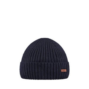 gebreide muts donkerblauw