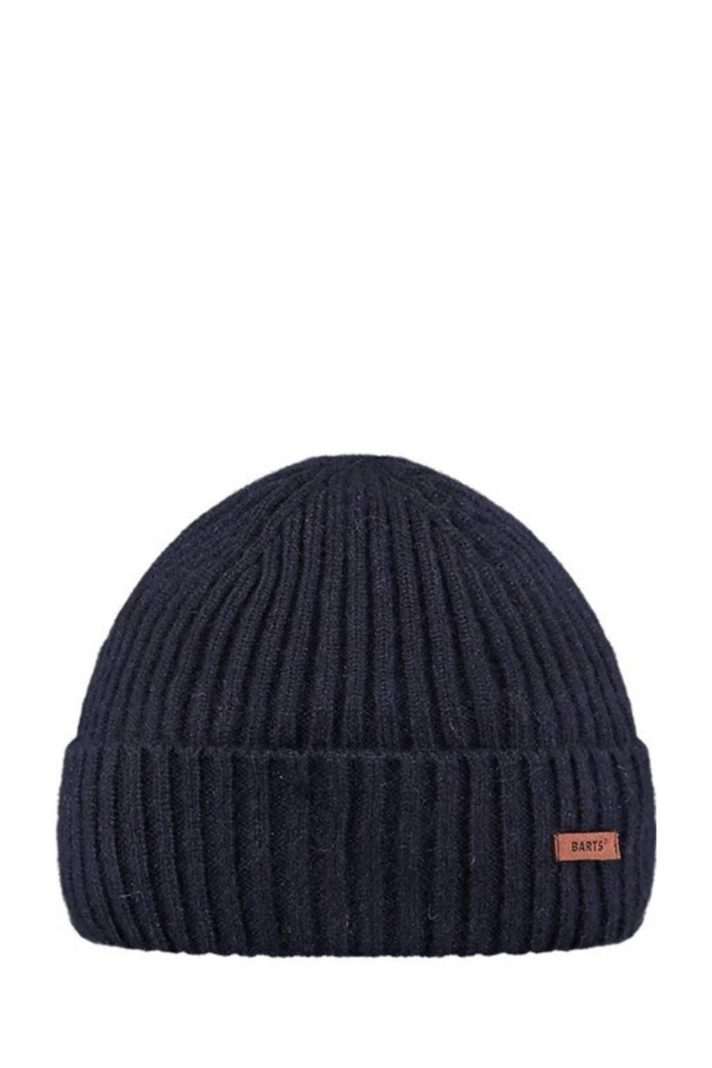 Barts gebreide muts donkerblauw