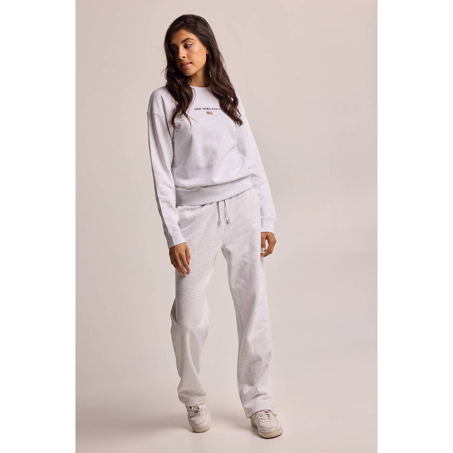 America Today relaxed broek lichtgrijs