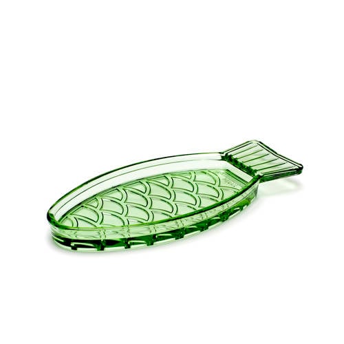 Serax serveerbord Fish & Fish (23x10 cm) (set van 2) - green