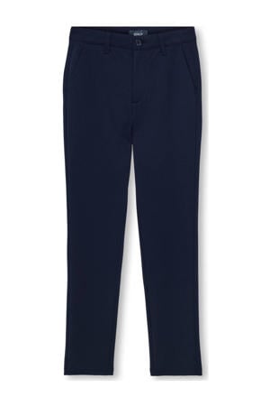 tapered fit broek KOBMARK donkerblauw