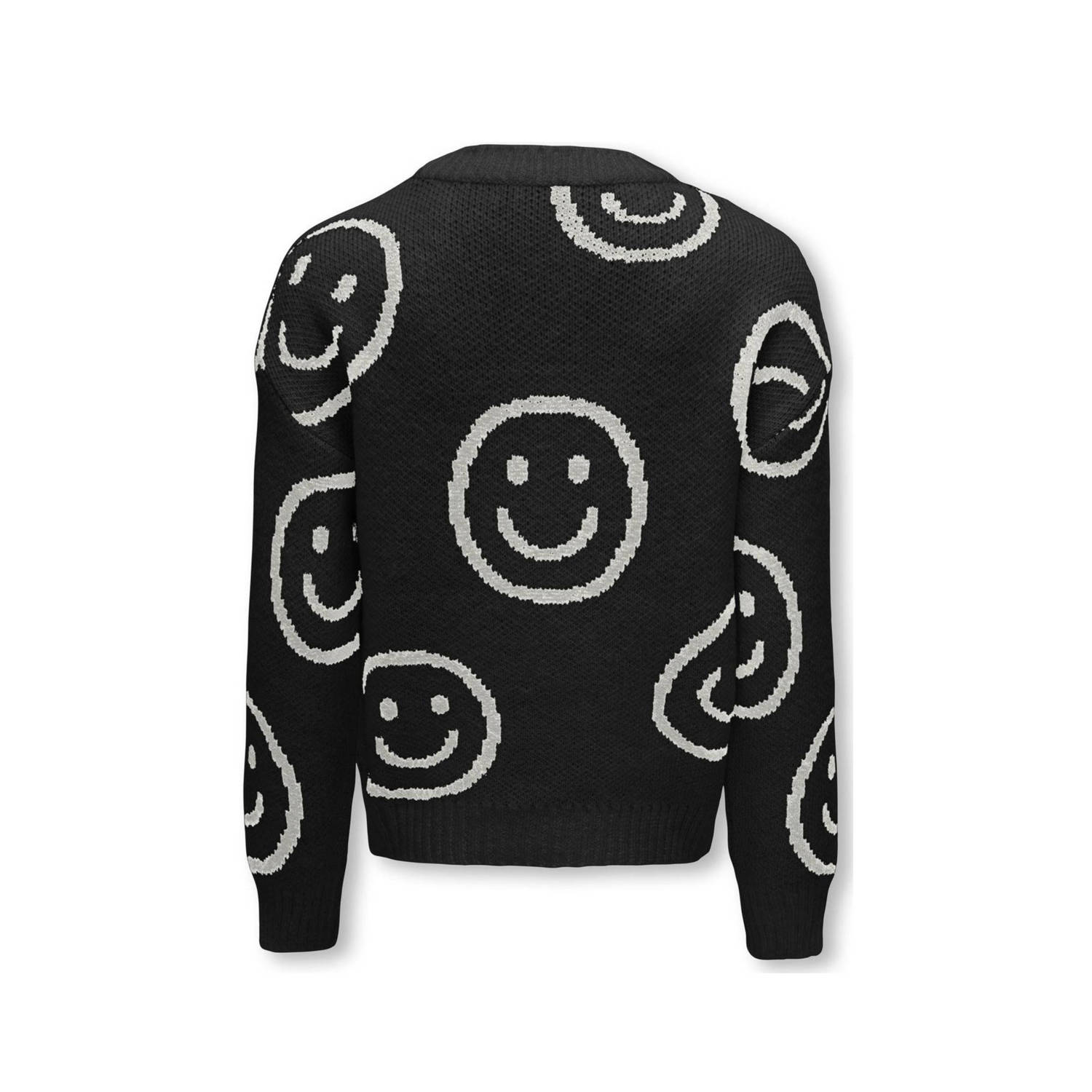 ONLY KIDS GIRL gebreide trui zwart