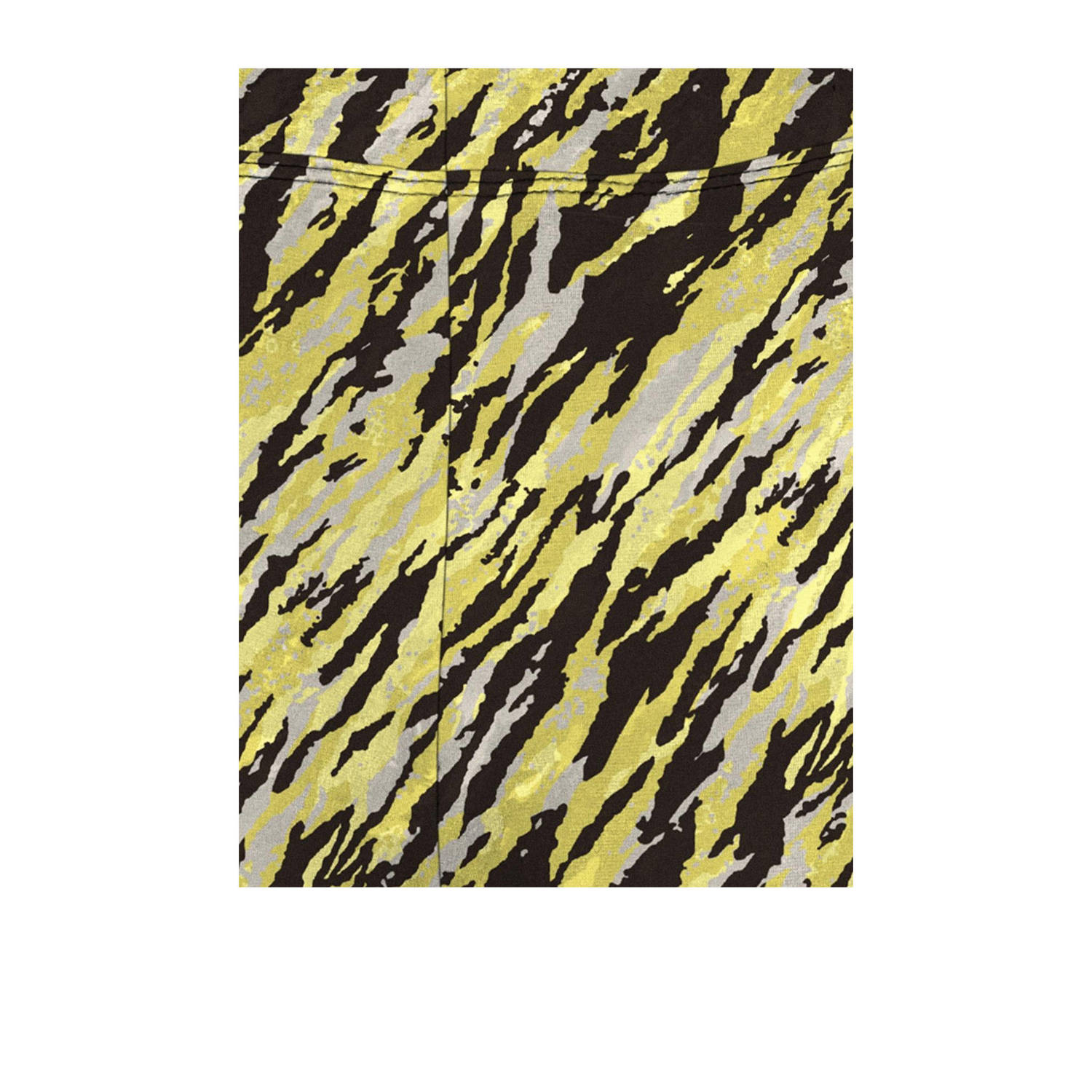 ONLY KIDS GIRL flared broek KOGPAIGE met all over print geel zwart