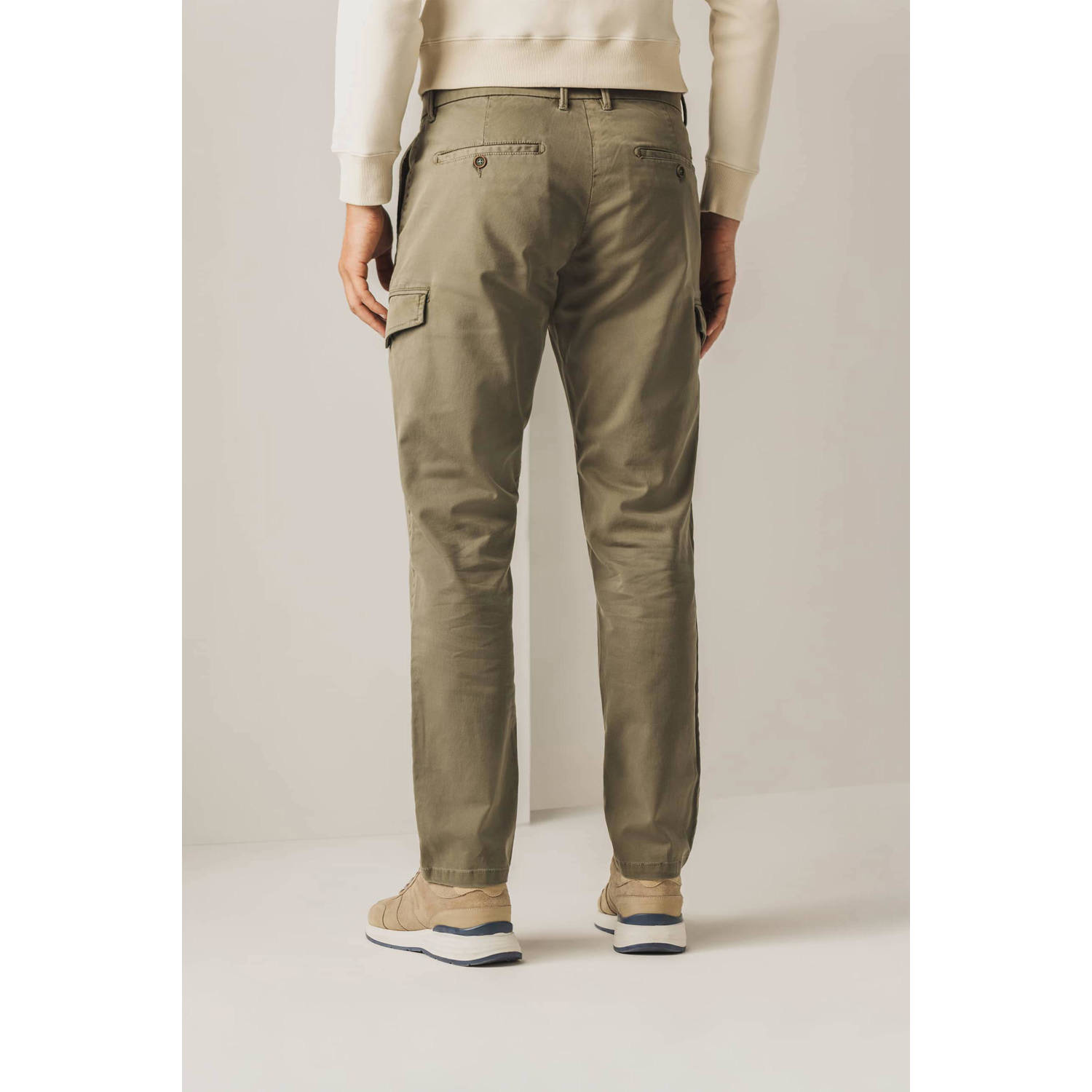 State of Art loose fit cargo broek NAVIGATOR groen