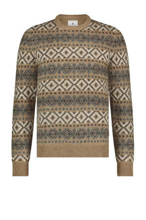 gebreide trui beige