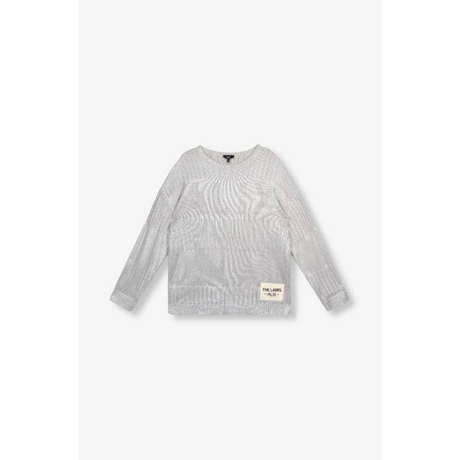 Alix The Label Folie Gebreide Pullover Gray Dames