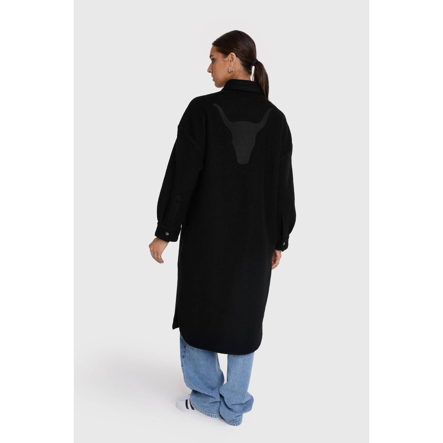 Alix the Label jas met logo zwart