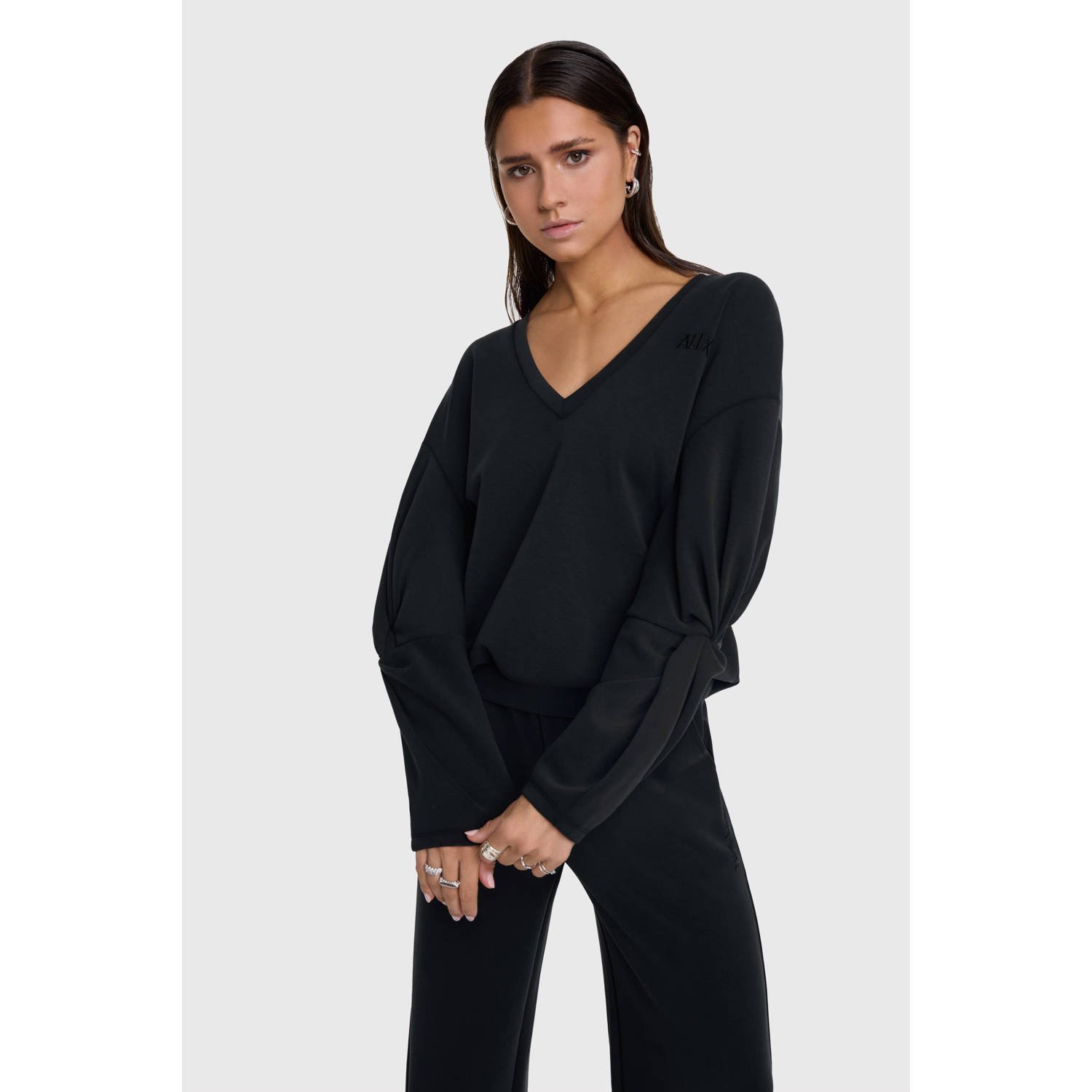 Alix the Label sweater zwart