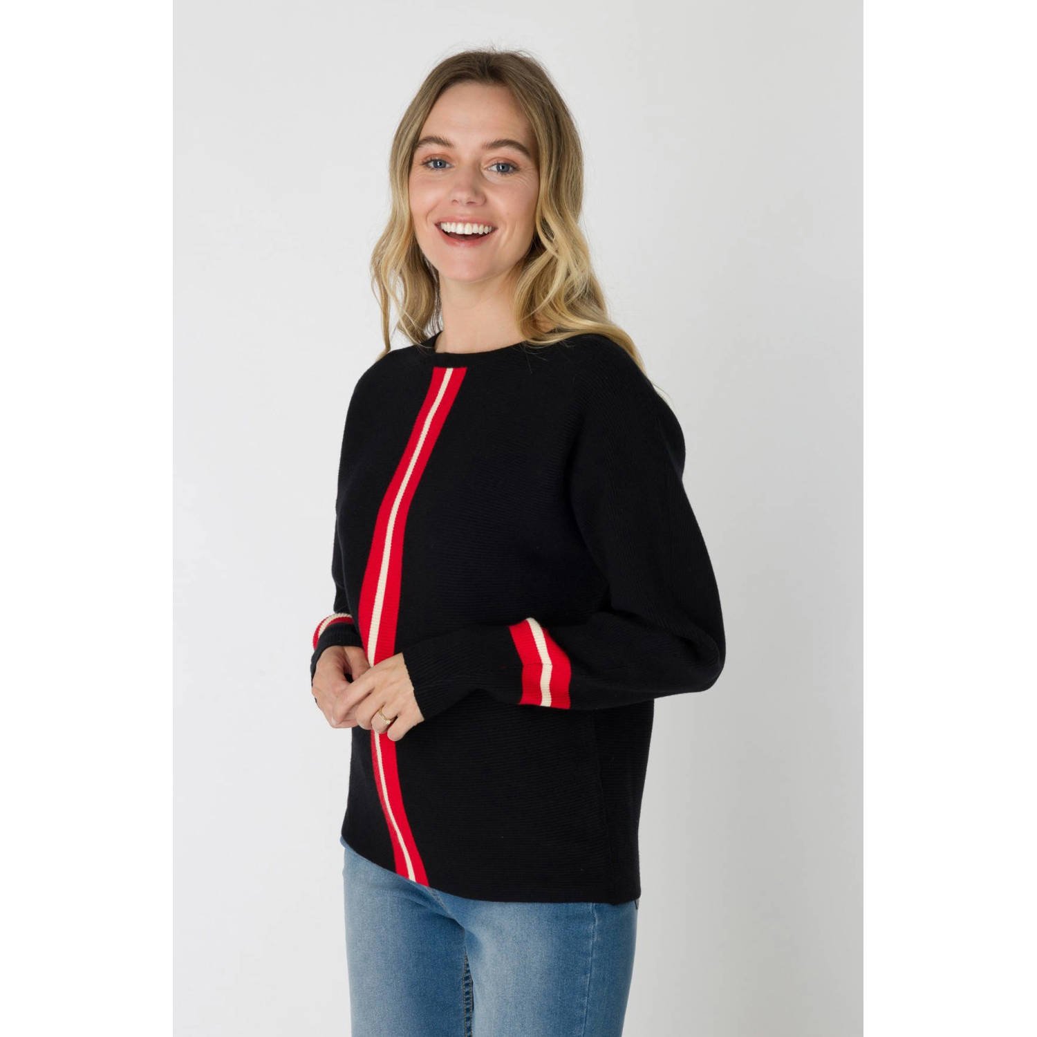 ES&SY gebreide trui zwart