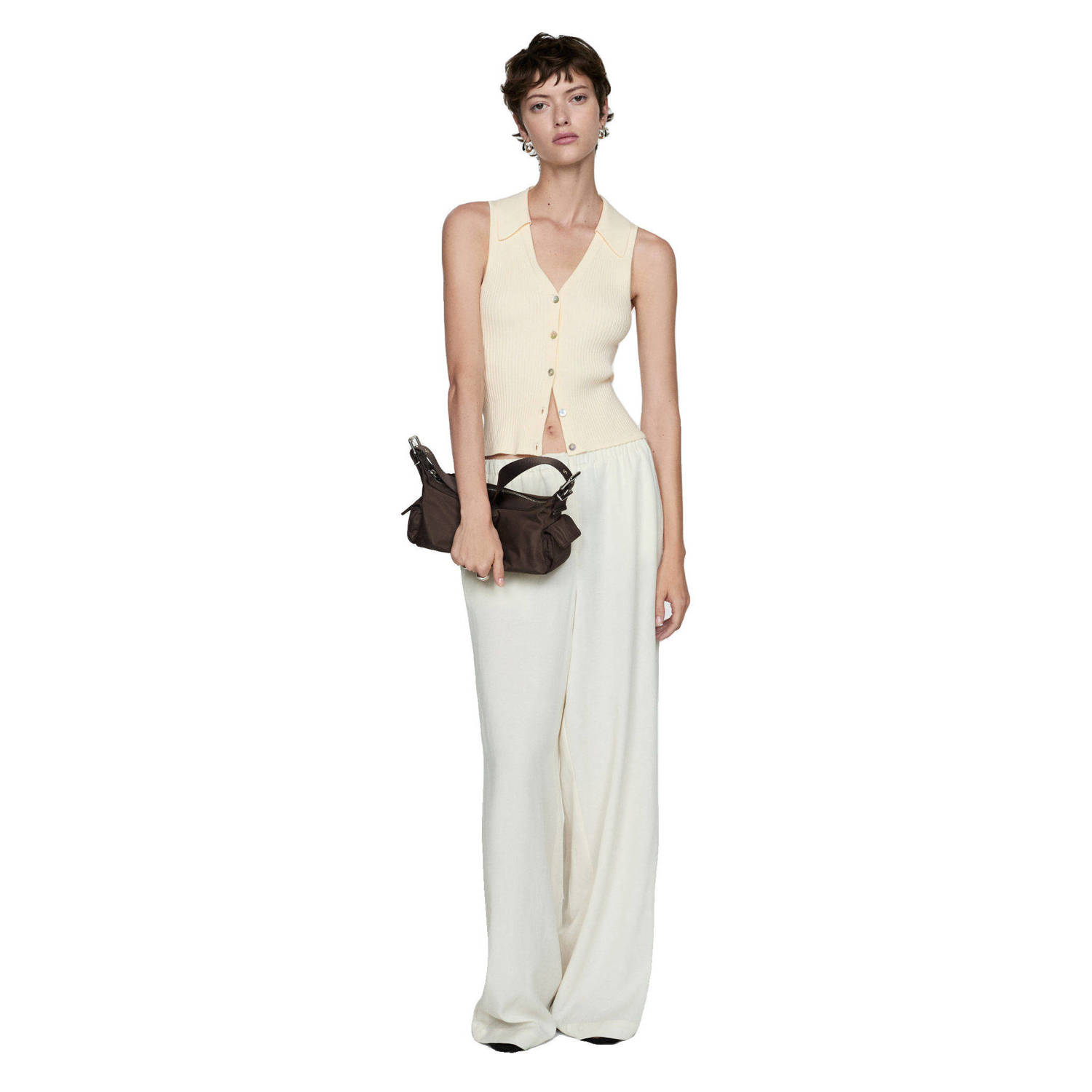 Mango top beige