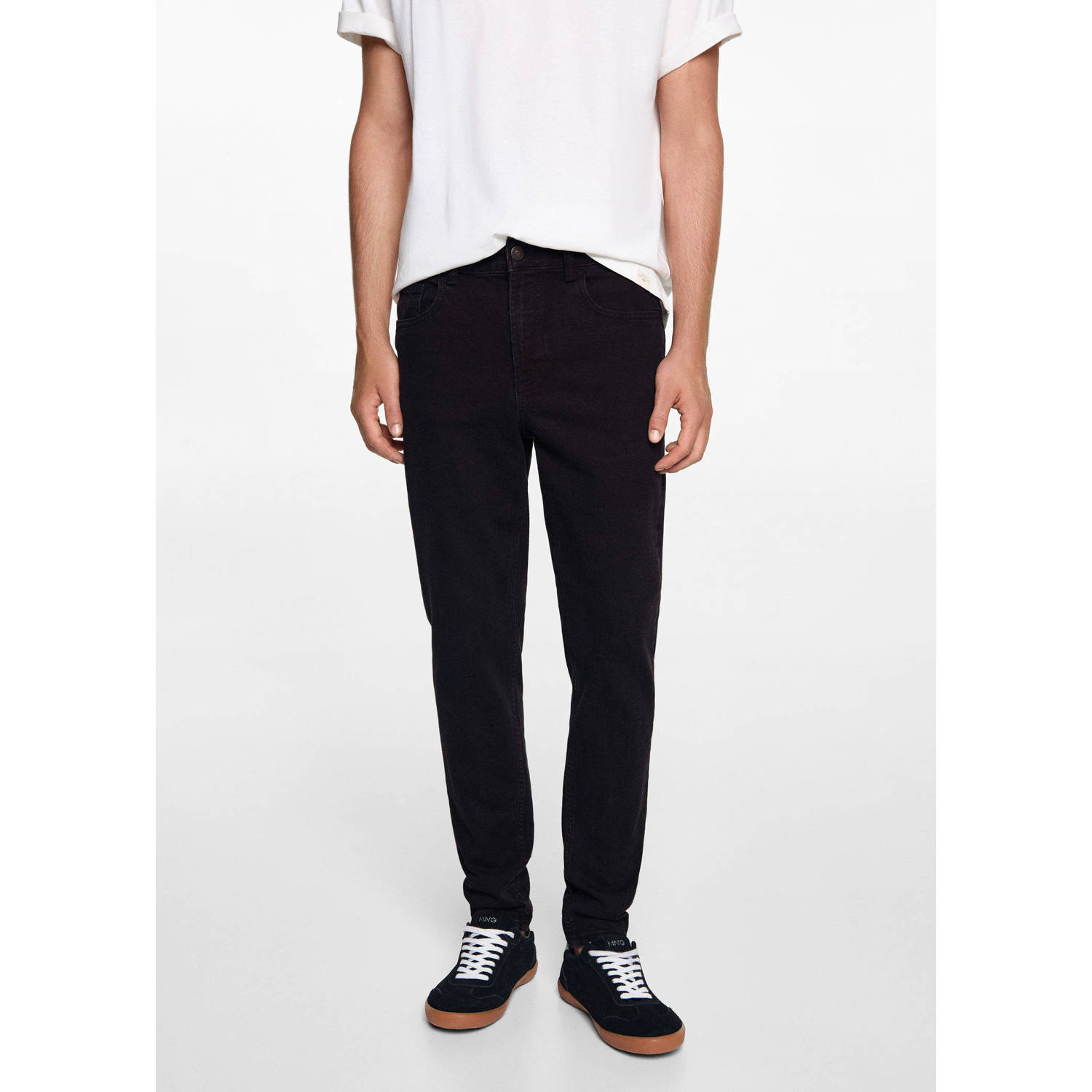 MANGO TEEN tapered fit jeans changeant grijs