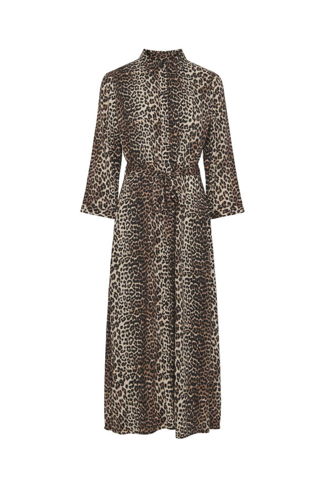 Jurk Clearance Panter Jurk Lang Jurk Panter Azzurro Lang – My - Main Image