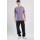 America Today regular T-shirt paars