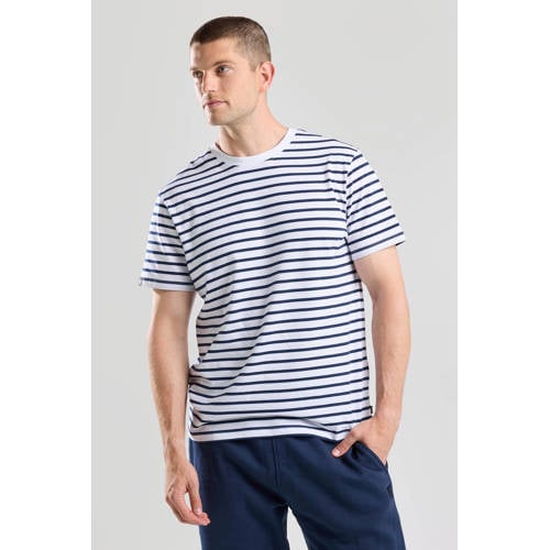 America Today regular gestreepte T-shirt blauw afbeelding
