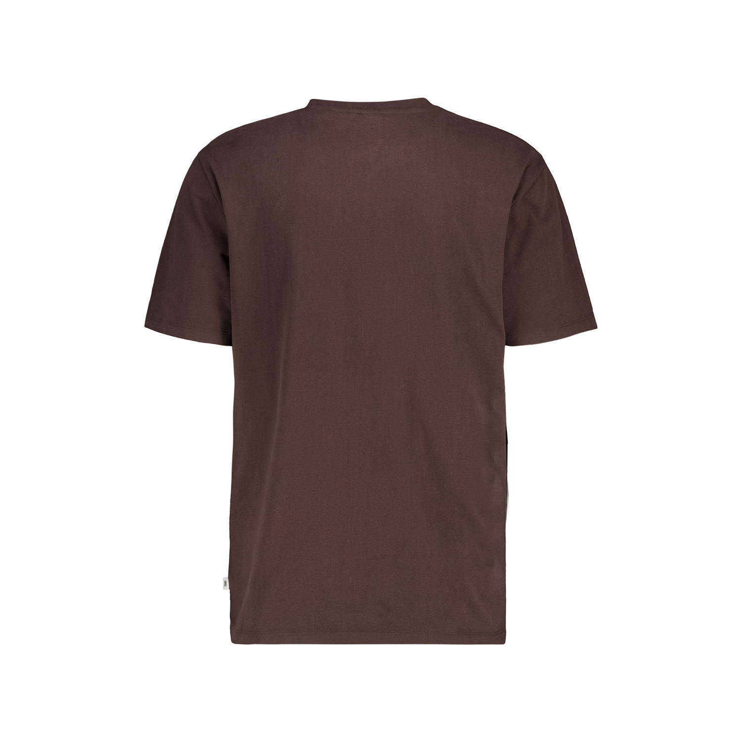 America Today regular fit T-shirt Eric dark brown