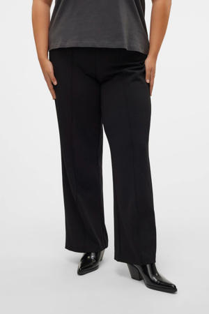high waist wide leg VMCBECKY zwart