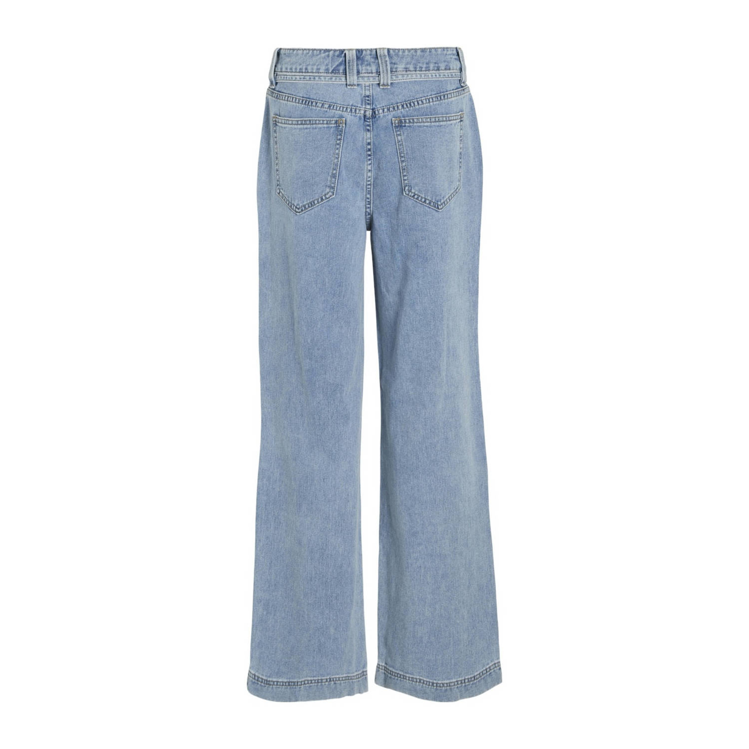 ROUGE EDIT wide leg jeans VIMARI light blue denim