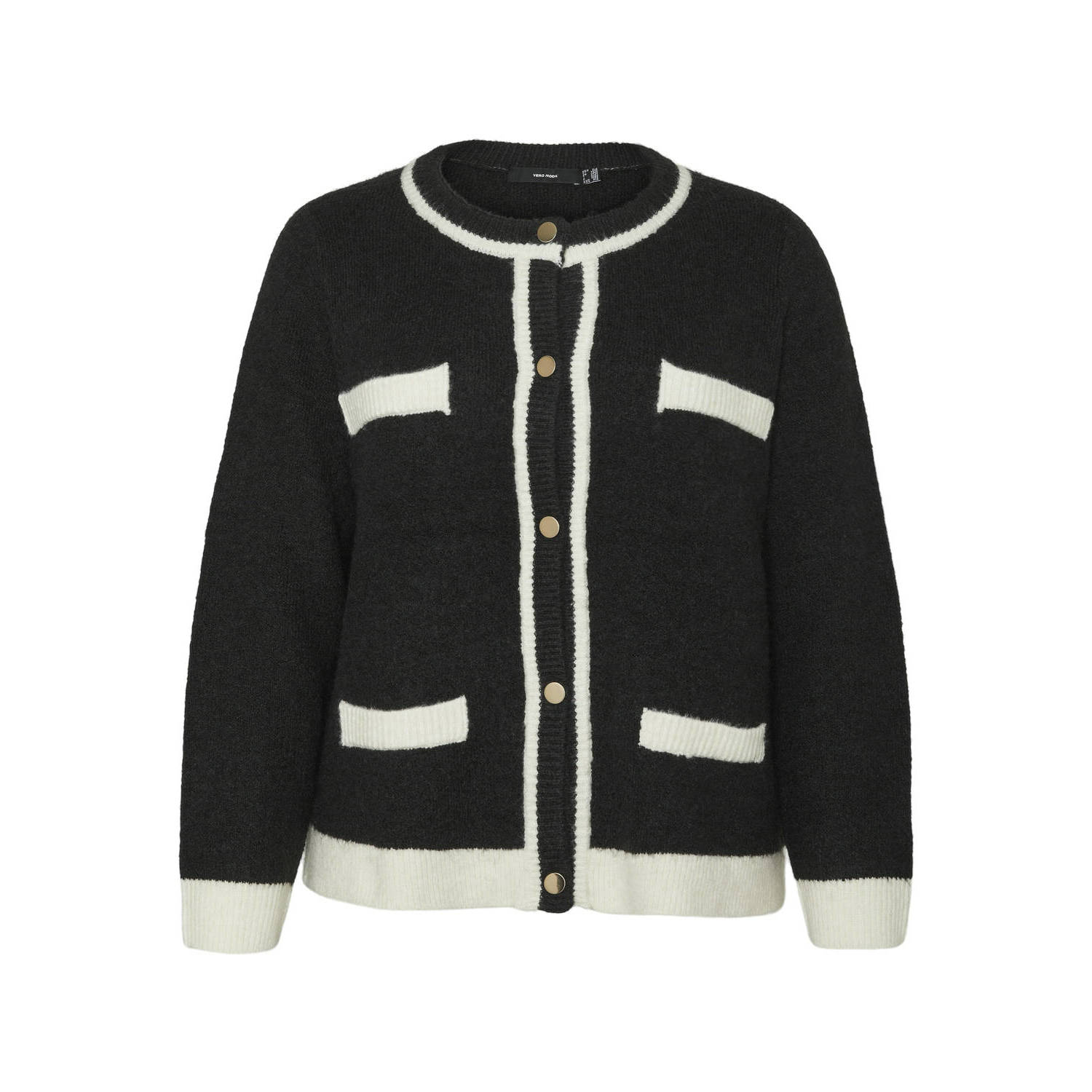 VERO MODA CURVE vest VMCRANIA zwart