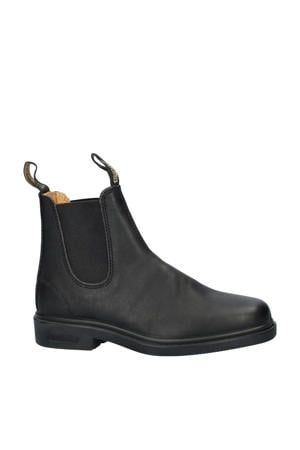 1306 leren chelsea boots zwart
