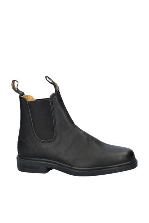 1306 leren chelsea boots zwart