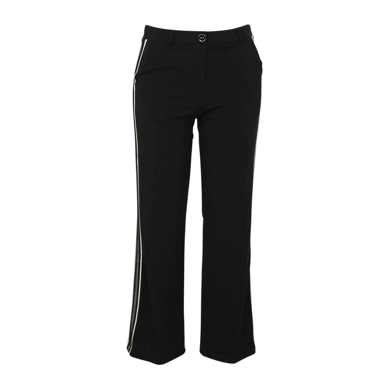 Paprika regular fit broek zwart