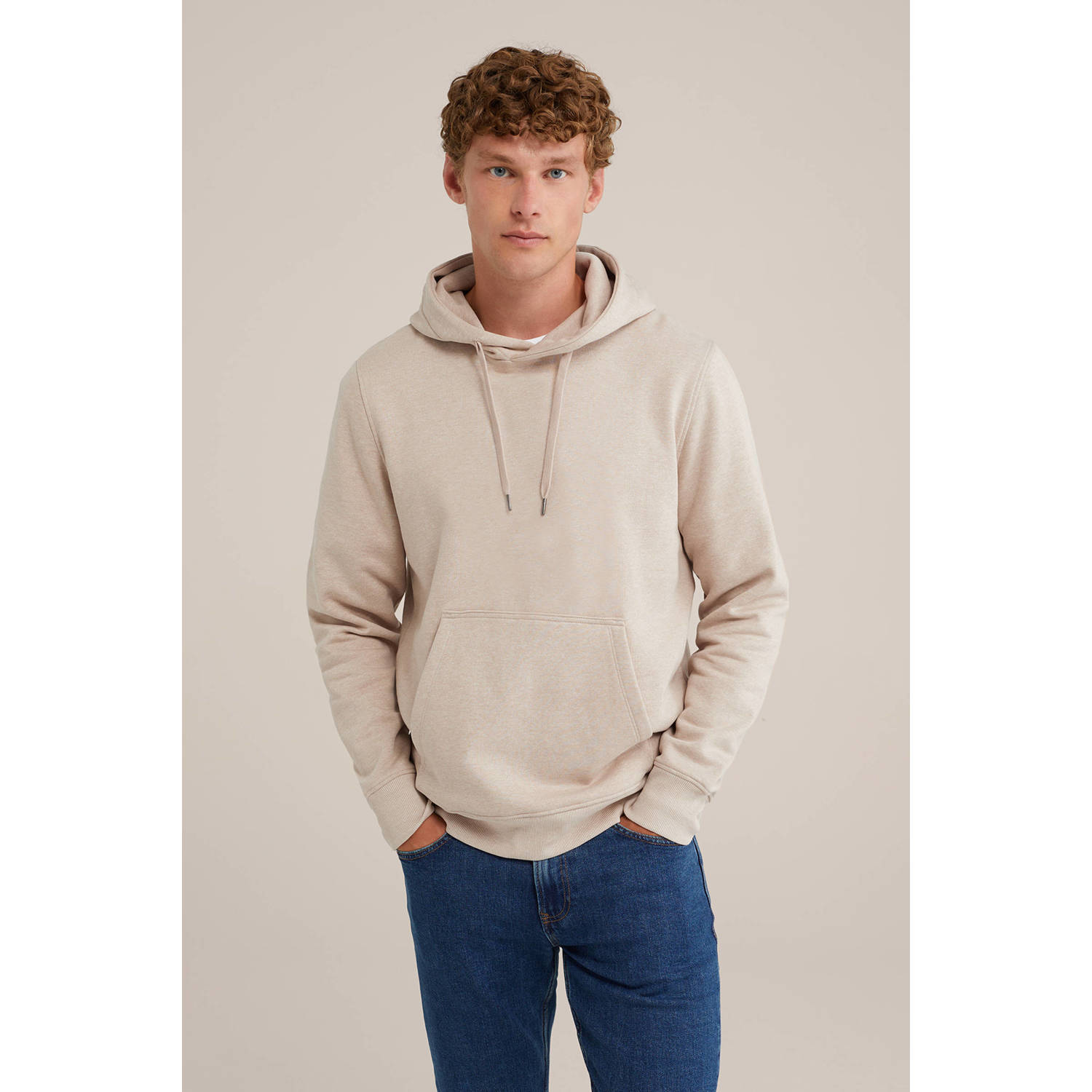WE Fashion hoodie beige