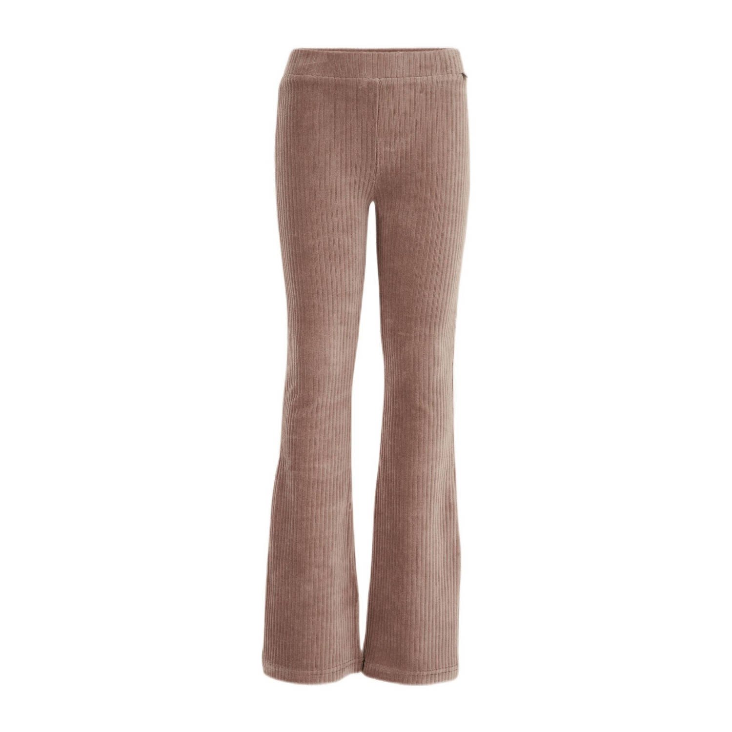 WE Fashion velours flared broek