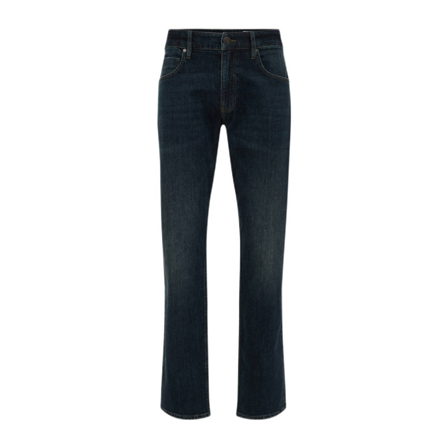 WE Fashion Blue Ridge regular donkerblauw