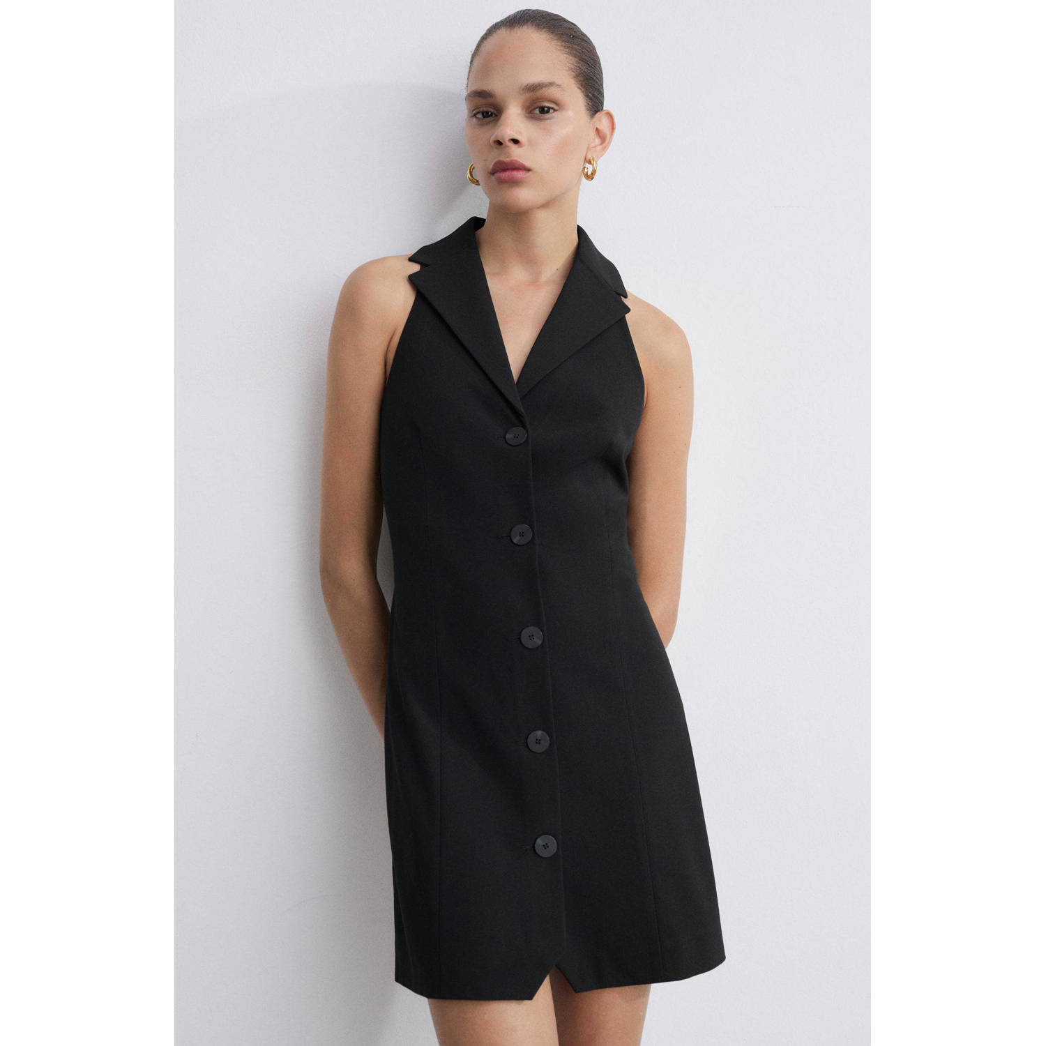 Mango blousejurk zwart
