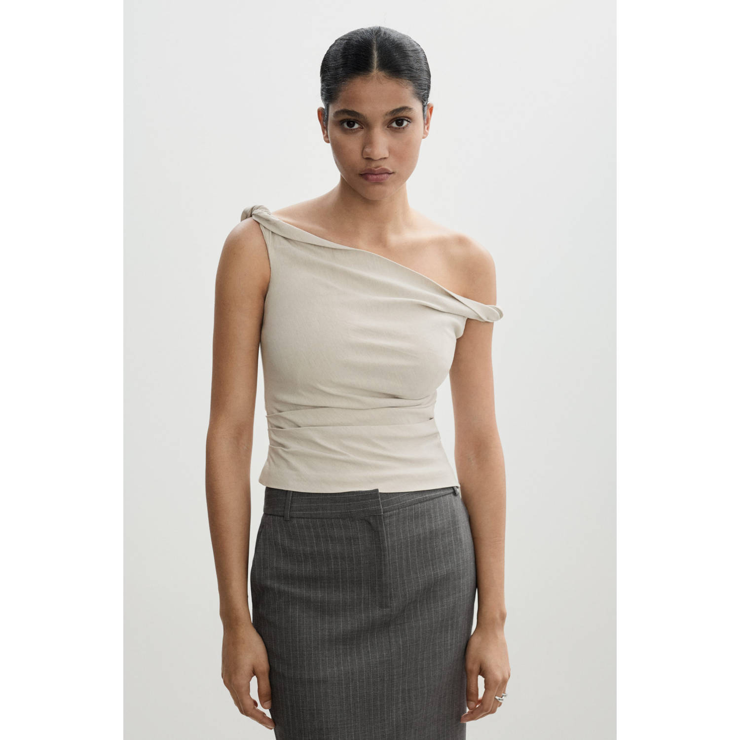 Mango top beige