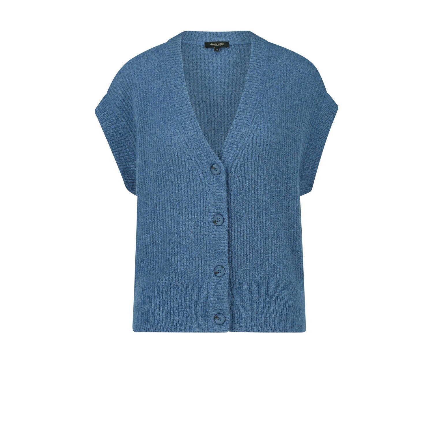 Claudia Sträter vest blauw