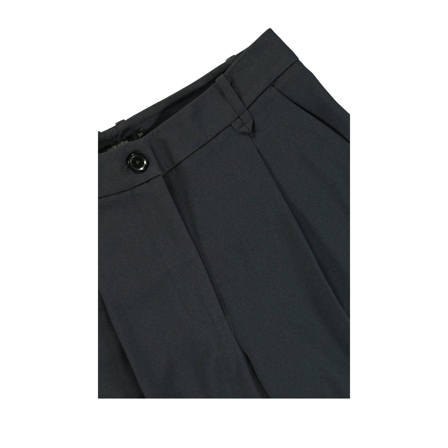 Claudia Sträter straight fit broek marine