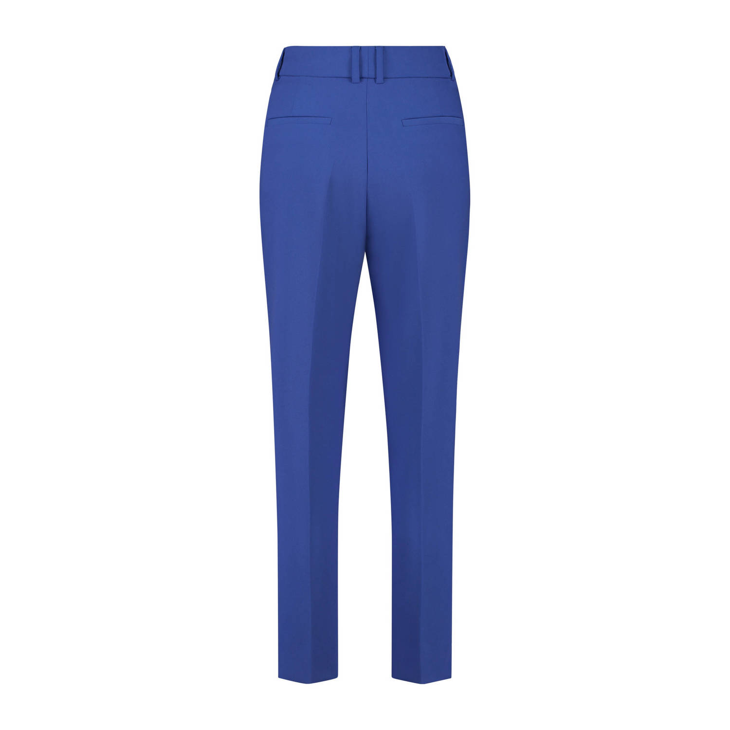 Claudia Sträter regular fit broek blauw