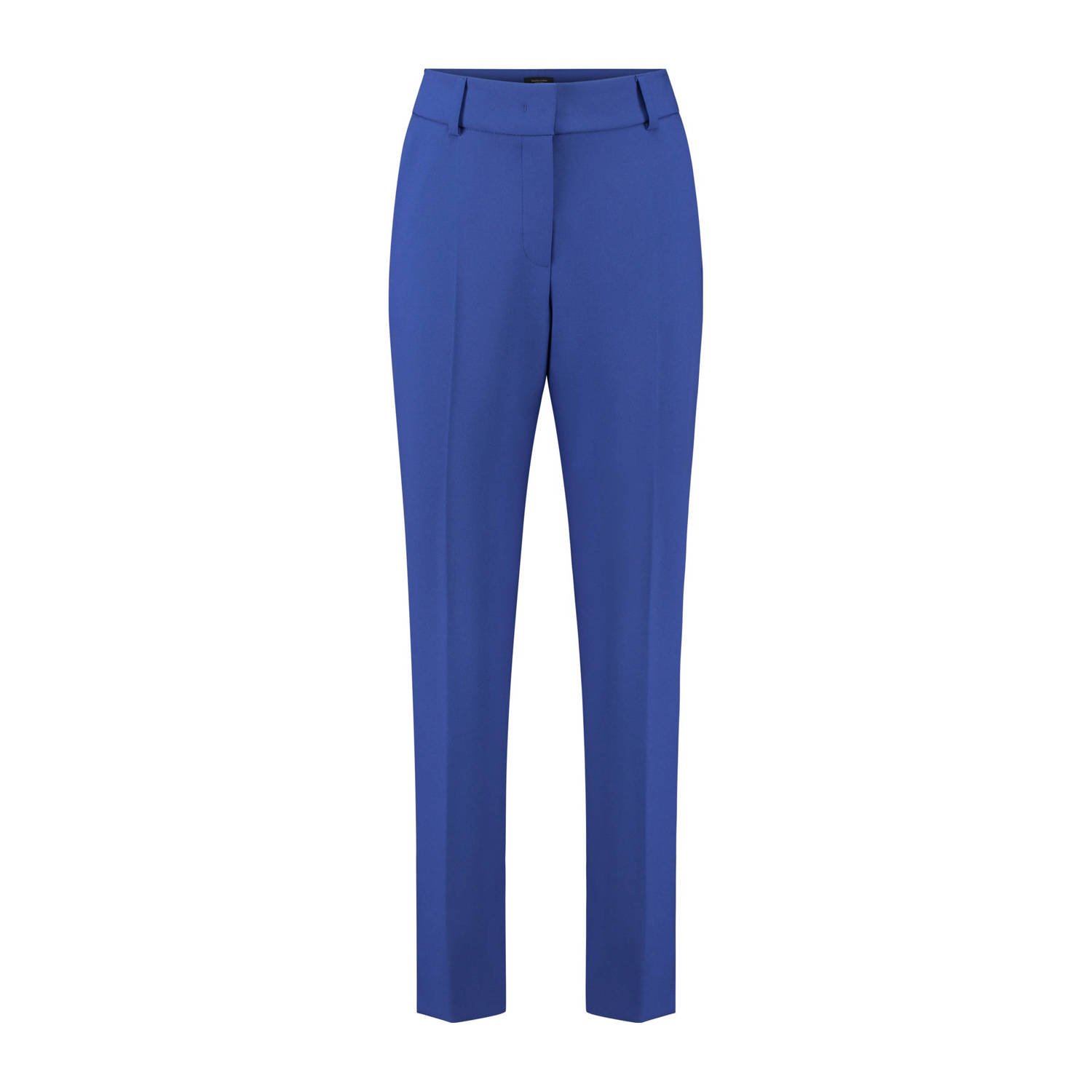 Claudia Sträter regular fit broek blauw