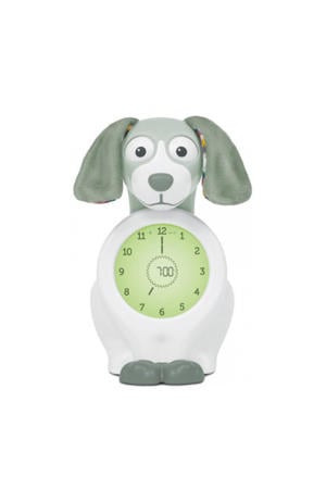 Davy de hond slaaptrainer met uurwerk - groen