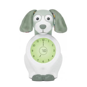 Davy de hond slaaptrainer met uurwerk - groen